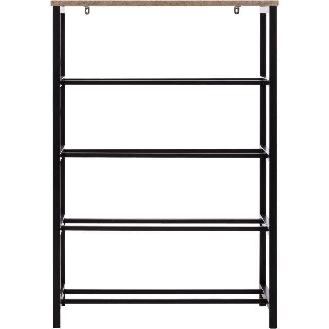 4goodz Schoenenrek 5 lagen 30x63x90 cm schoenenkast zwart/ 3047941 large