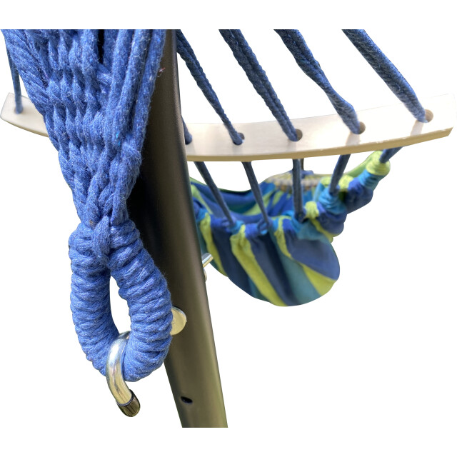 4gardenz ® canvas hangmat met spreidstok 290x150cm /groen 3048781 large