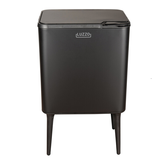Luzzo ® kansas push/touch prullenbak 36 liter met extra aanrechtafvalbakje - 3047898 large