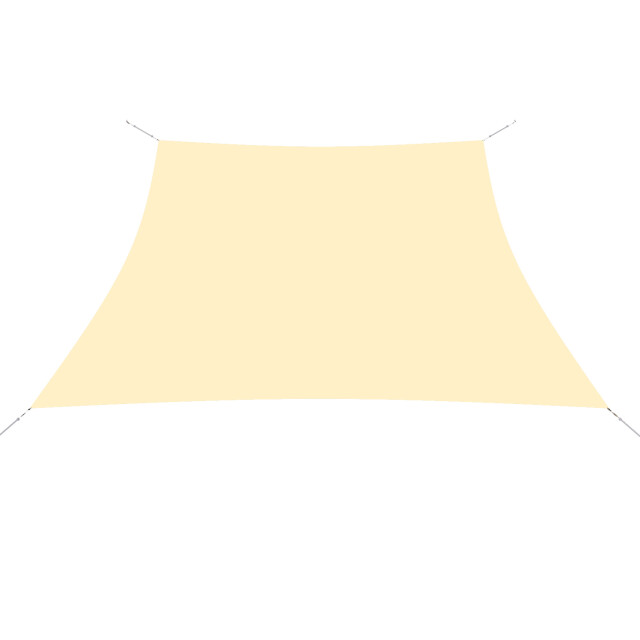 Hanse® Schaduwdoek trapezium waterdoorlatend 3/4x3 m zonnedoek 3048801 large