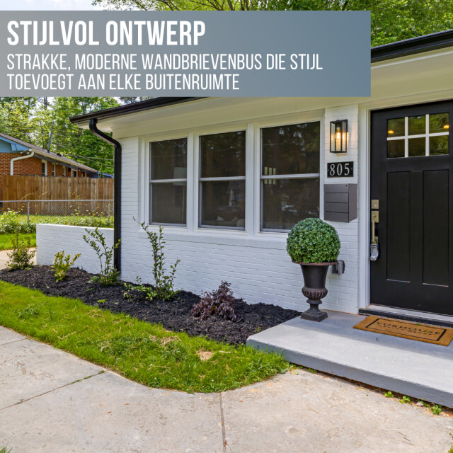 4gardenz ® grote pakketbrievenbus wand model lines pakketbox hangend 3047880 large