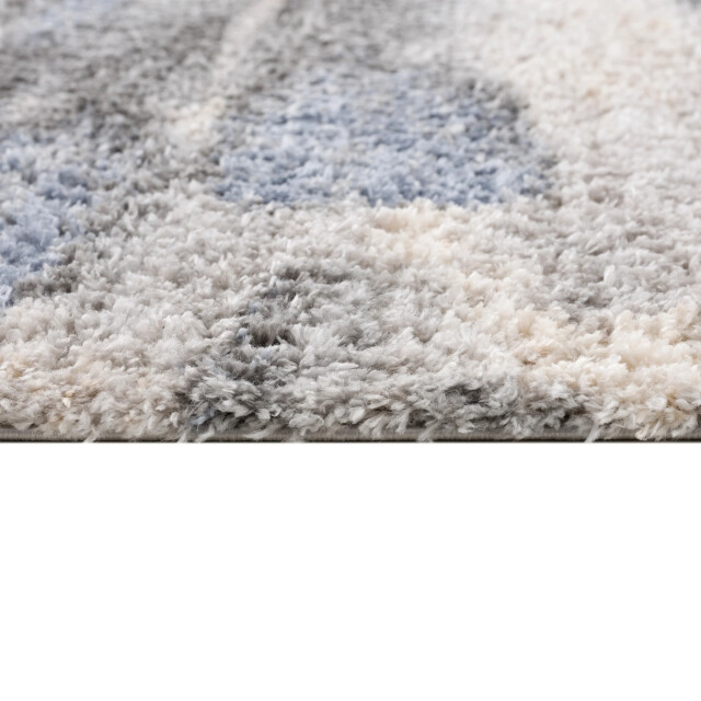 Muratap Versay hoogpolig vloerkleed golvend design grijs/blauw franjes- 160x230 cm 3046040 large