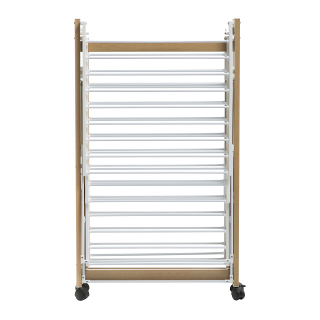 4goodz Droogrek verrijdbaar 27 meter drooglengte houtlook 176x60x104 cm 3048841 large