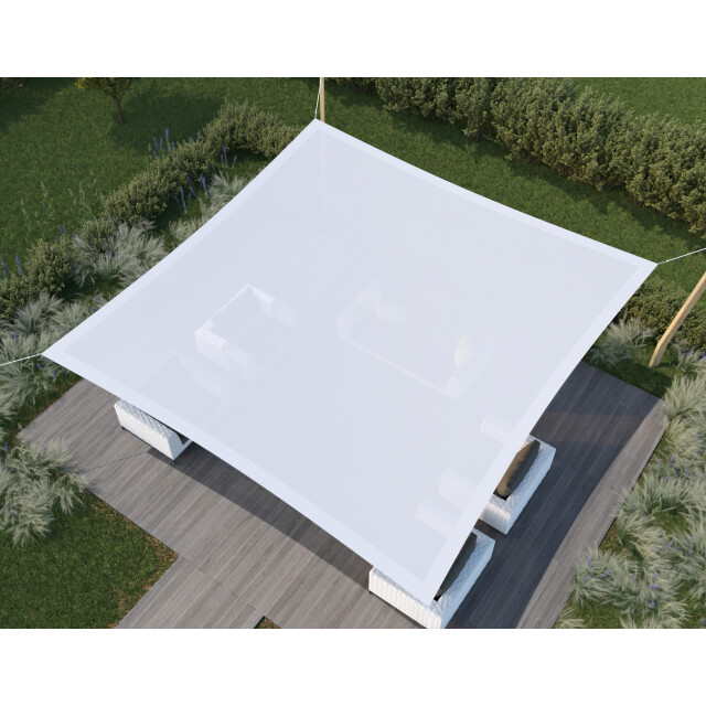 Hanse® Schaduwdoek vierkant waterdoorlatend 5x5 m zonnedoek 3048660 large