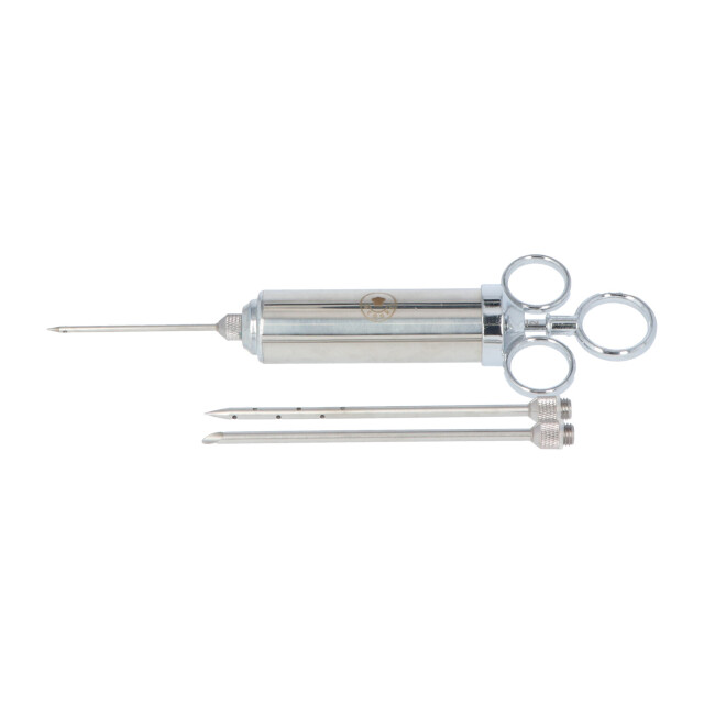 4cookz ® marinadeinjector rvs 60ml inclusief 3 naalden marinadespuit 3048620 large