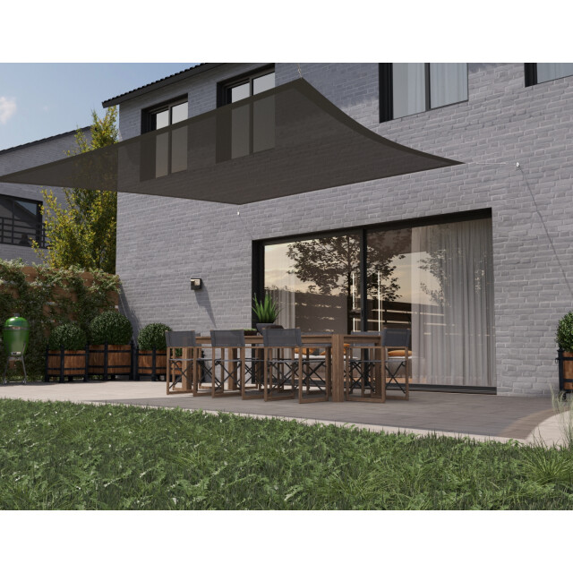 Hanse® Schaduwdoek trapezium waterdoorlatend 3/4x3 m zonnedoek 3048800 large