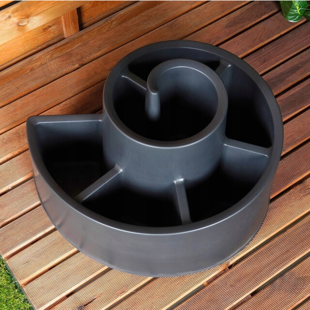 4goodz Kunststof plantenbak rond 54x45x34cm - 3047580 large
