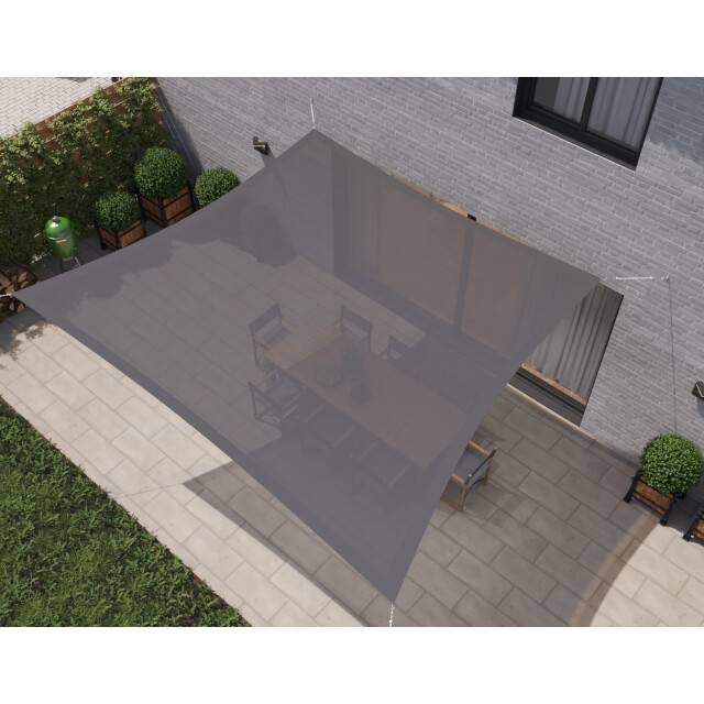 Hanse® Schaduwdoek trapezium waterdoorlatend 3/4x3 m zonnedoek 3048800 large