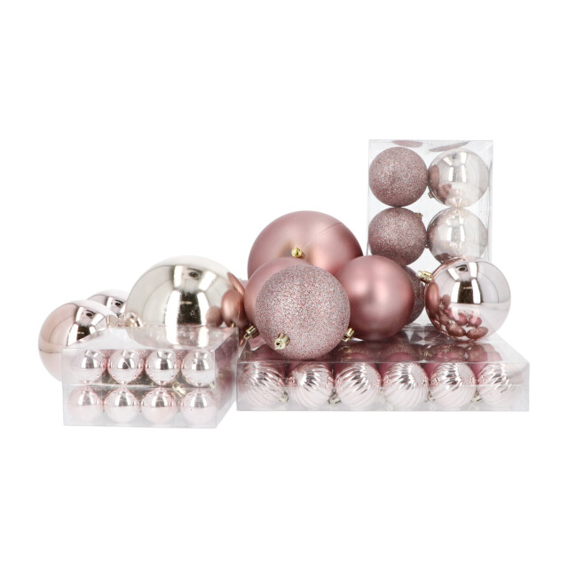 4seasonz Kunststof kerstballen set 94 ballen binnen/buiten gebruik - 3056959 large