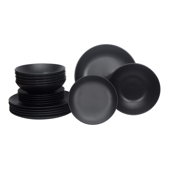 Luzzo ® serviesset aland 6 persoons aardewerk 18-delig met pastaborden mat 3047599 large