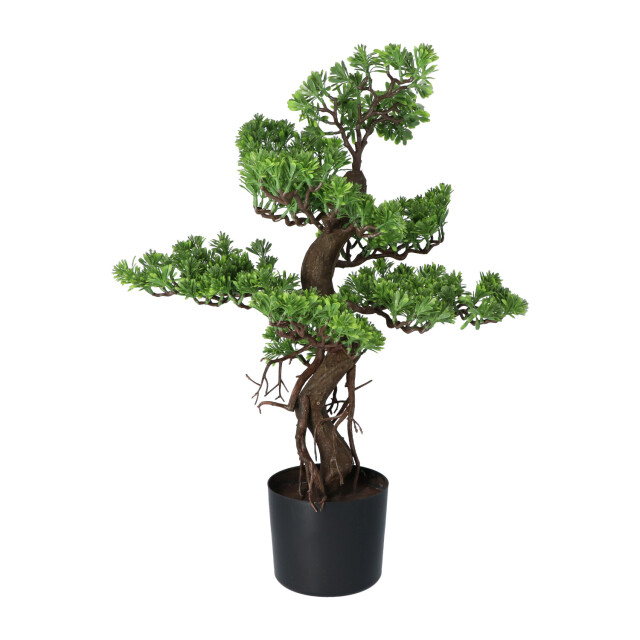 Kopu ® kunstplant bonsai 65 cm in zwarte pot bonsai boompje 2612741 large