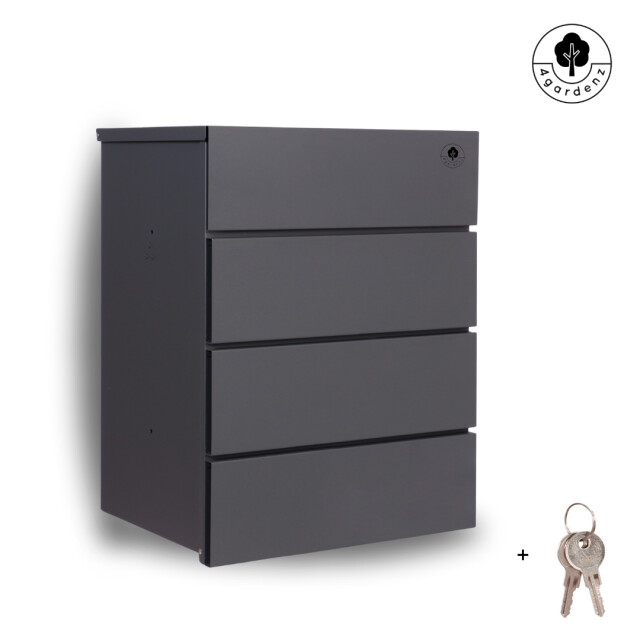 4gardenz ® grote pakketbrievenbus wand model lines pakketbox hangend 3047880 large