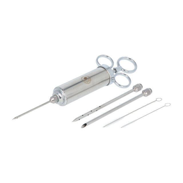 4cookz ® marinadeinjector rvs 60ml inclusief 3 naalden marinadespuit 3048620 large