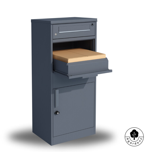 4gardenz ® pakketbrievenbus met apart postvak anti-diefstal staande pakketbox 3047878 large