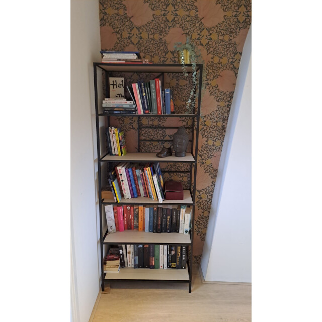 4livingz Wandrek napoli recht stevig industrieel wandrek 173x74x70 cm 3048679 large
