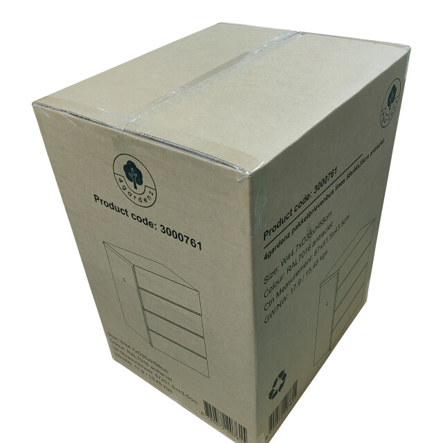 4gardenz ® grote pakketbrievenbus wand model lines pakketbox hangend 3047880 large