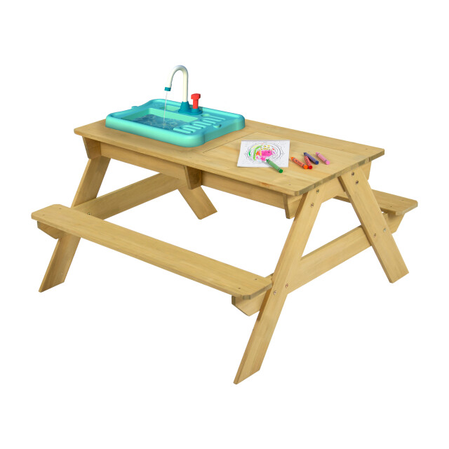 TP Toys Wood kinder picknick tafel met waterbak 3048017 large