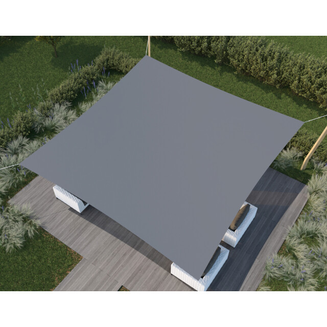Hanse® Schaduwdoek vierkant waterafstotend 6x6 m zonnedoek 3048637 large