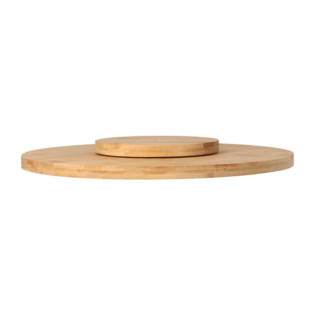 4goodz Draaibaar serveerplateau van bamboe 35 cm doorsnede 3048820 large