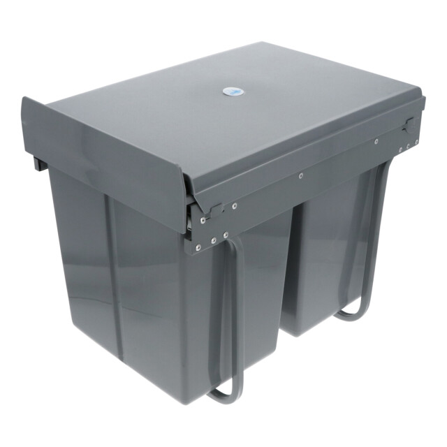 4cookz ® duo inbouw prullenbak afvalscheiding 2x 20 liter 34 cm 3047860 large