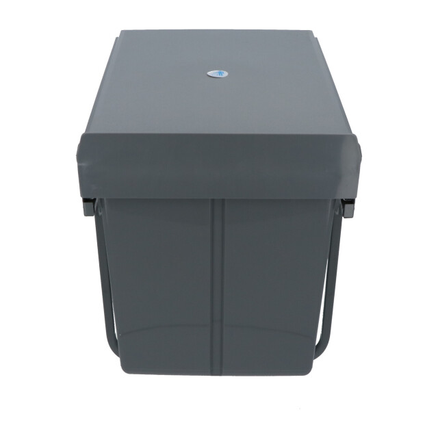 4cookz ® duo inbouw prullenbak afvalscheiding 2x 20 liter 34 cm 3047860 large