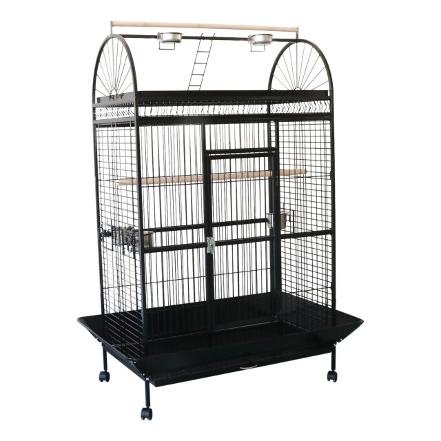 4animalz ® stevige vogelkooi pagegaai xl 66x101x177 cm papagaaienkooi - 3048978 large