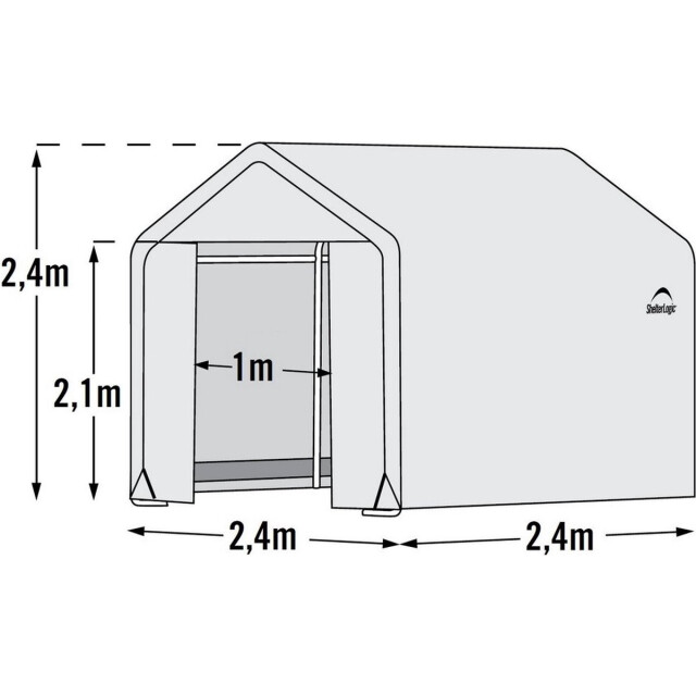 ShelterLogic ® tuinkas sl70681 broeikas 240x240x240 cm 3047956 large