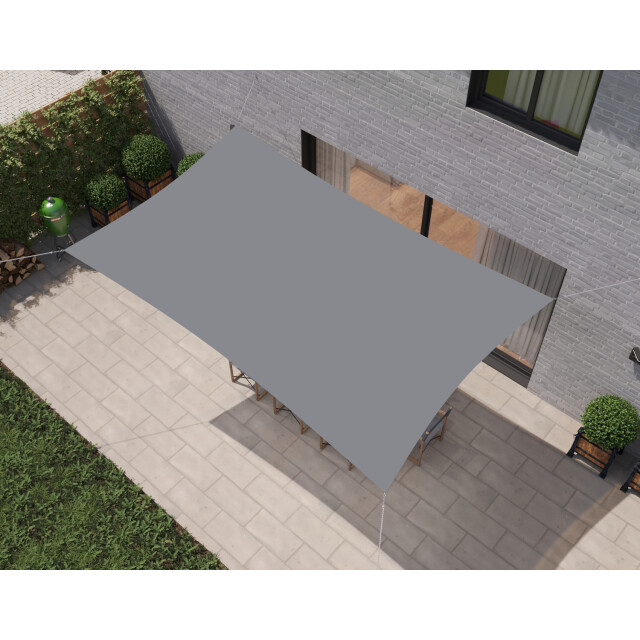 Hanse® Schaduwdoek rechthoek waterafstotend 2x4 m zonnedoek 3048919 large
