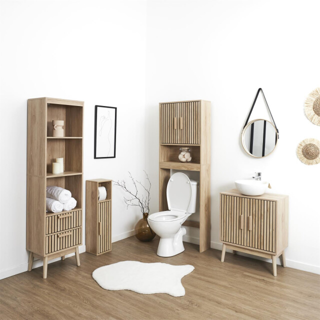 Home Deco Factory Wastafelonderkast klaus met uitsparing 30x60x70 cm wastafelmeubel 3047797 large