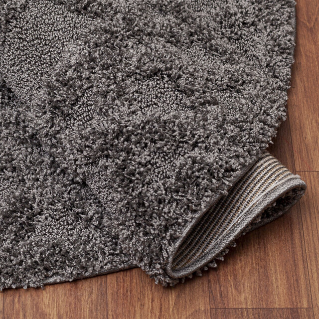 Muratap Luxus shaggy plus hoogpolig vloerkleed hoog laag design - rond zacht 3046058 large