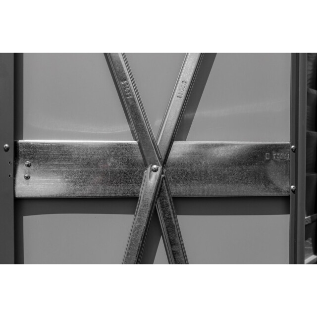 Spacemaker Metalen gereedschapsschuur 410 124x295x208 cm - 3048357 large