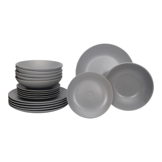 Luzzo ® serviesset aland 6 persoons aardewerk 18-delig met pastaborden mat 3047598 large