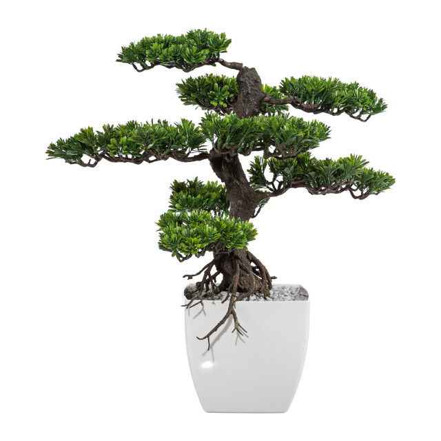 Kopu ® kunstplant bonsai 65 cm in zwarte pot bonsai boompje 2612741 large