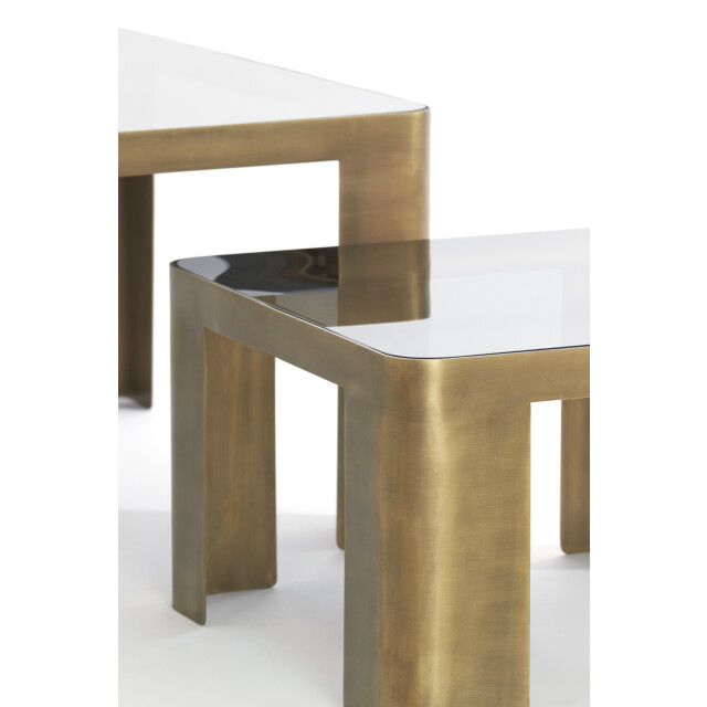 Light & Living salontafel oxe Ø75x40cm - set van 2 3032517 large