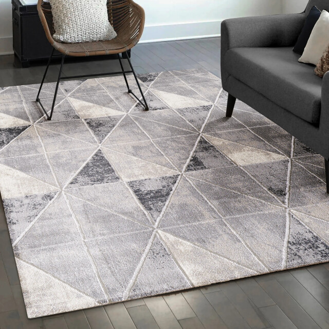 Muratap Harmony mystic modern abstract vloerkleed laagpolig licht- 160x220 cm 3046193 large