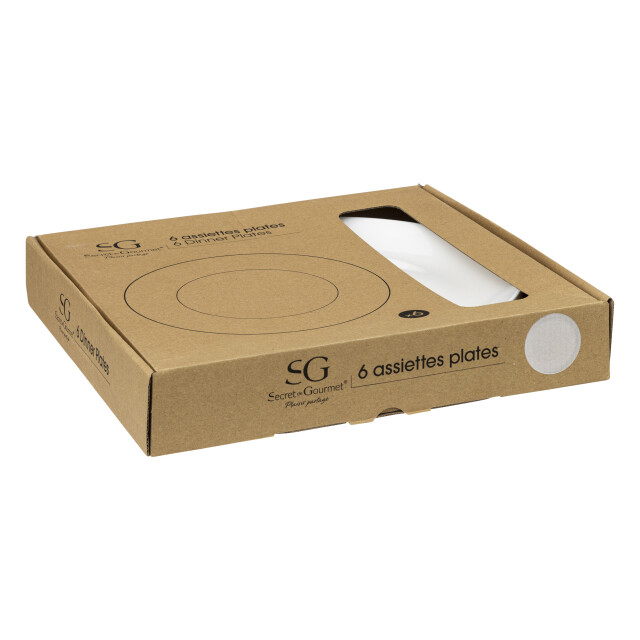 Secret de Gourmet Serviesset opaalglas jeanne 6-persoons 18 delig - 3047557 large