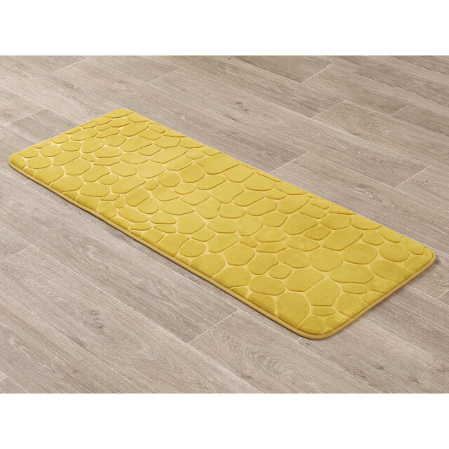4goodz Pebbles traagschuim douchemat dubbele wasbak 120x45 cm - 3048937 large