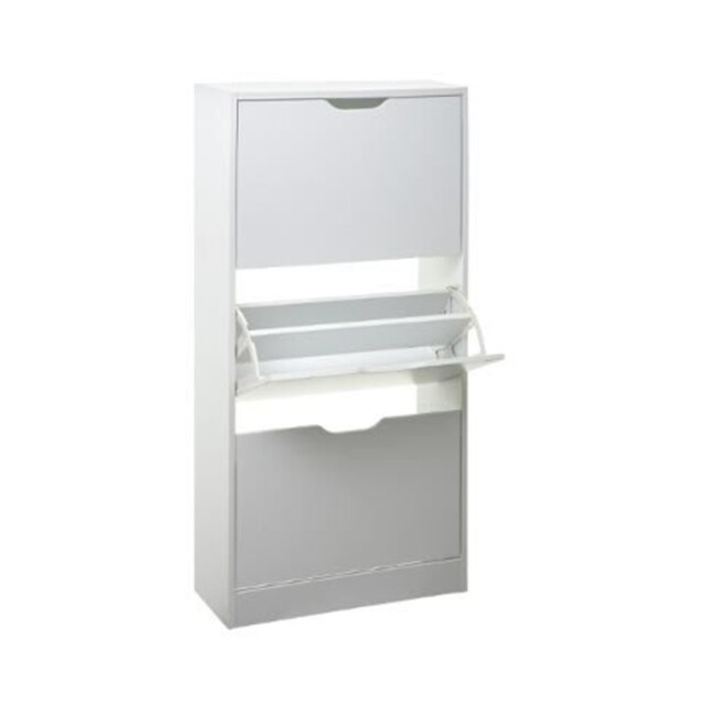 4goodz Schoenenkast 3 lades 60x24x118 cm voor 18 paar - 3047677 large
