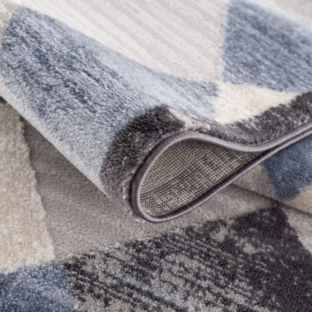Muratap Evra bali modern vloerkleed laagpolig tapijt blauw- 120x160 cm 3046214 large