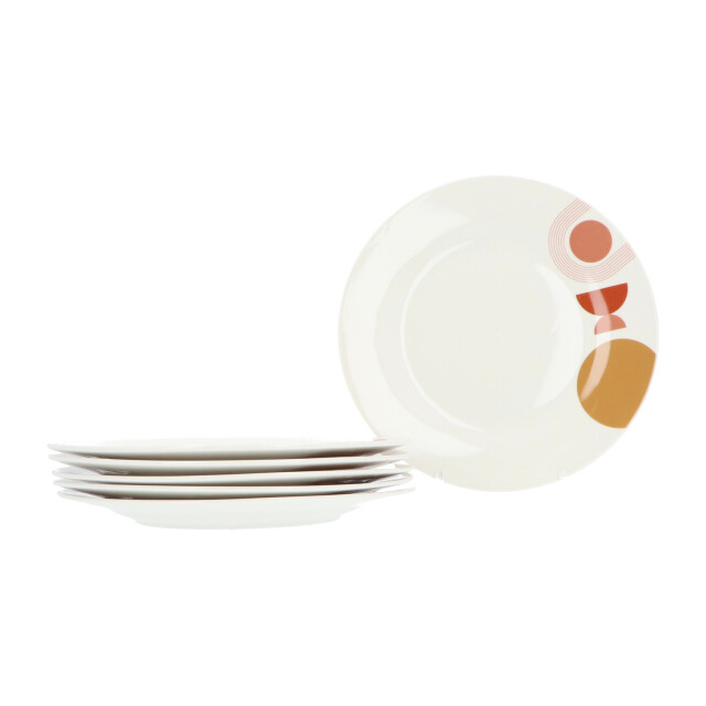 4goodz Serviesset porselein 6 persoons 18 delig tara art deco 3047635 large