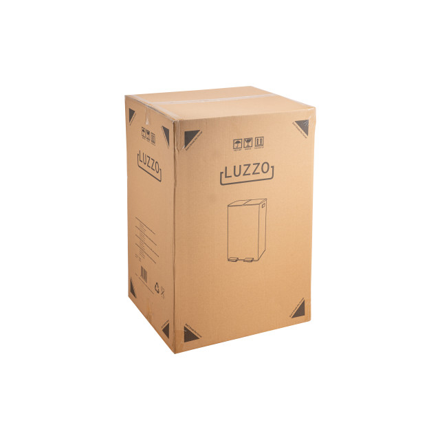 Luzzo ® florida pedaalemmer prullenbak afvalscheiding 60 liter - 3047794 large