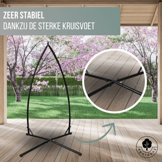 4gardenz ® universele hangstoel-standaard max 150 kg - 3048796 large
