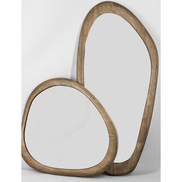 Vtw Living Wandspiegel asymmetrisch spiegel hout organisch gang hal spiegel muur 3058775 large