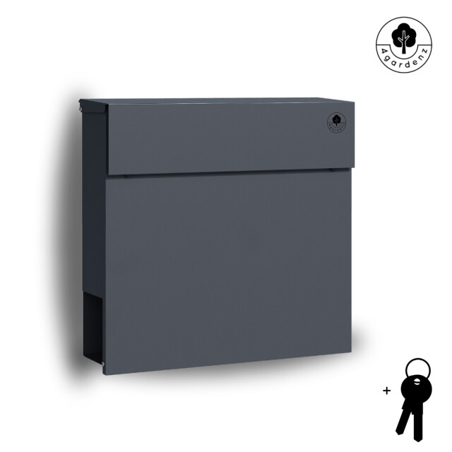 4gardenz ® wandbrievenbus brievenbus staal veilig slot met twee sleutels - 3047837 large