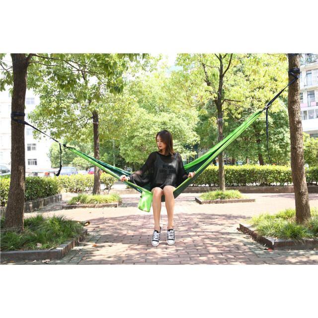 4gardenz ® nylon hangmat 270x150 cm max. 200 kg 3048793 large