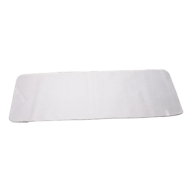 4goodz Pebbles traagschuim douchemat dubbele wasbak 120x45 cm creme 3048936 large
