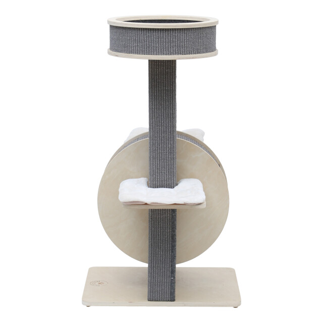 4animalz ® stabiele krabpaal met katten loopwiel 106 cm hoog 3048974 large