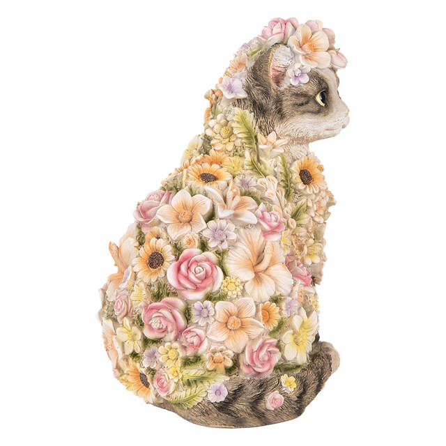 Clayre & Eef Decoratie beeld kat 31 cm kunststof 3057555 large