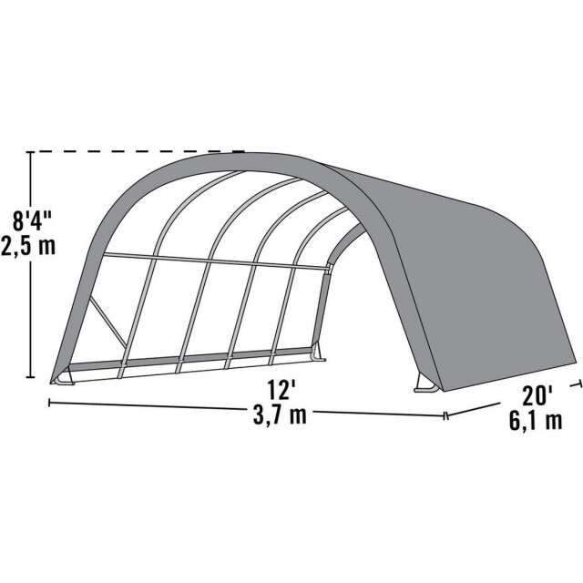 ShelterLogic ® weide tent 370x610 cm sl51341 3048317 large