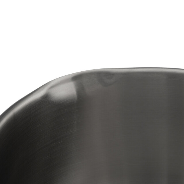 4goodz Pfas vrij rvs dubbelwandige steelpan 16 cm doorsnede 1 liter zilver 3048856 large